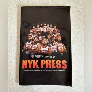 NYK Press NBA Playoffs 2025 Magazine NYK PRESS. New York Knickerbocker. Program